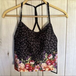 New With Tag Jonnny Was Women’s Active Rosey Rain Bee Active Cami Sz XS